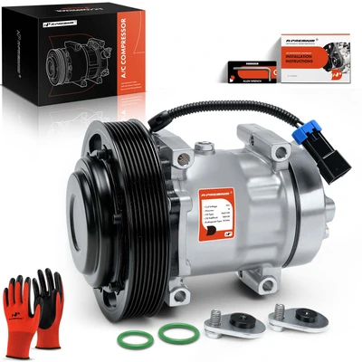 AC Compressor with Clutch