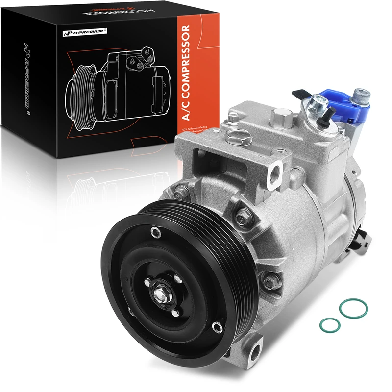 AC Compressor with Clutch & Pulley for Audi A4 Quattro A4 2007-2009 L4 2.0L