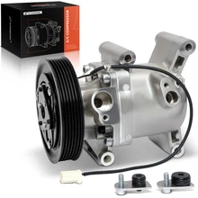 2013-2019 Mazda 3 AC Compressor with Clutch with 6-Groove Pulley A-Premium APACC862