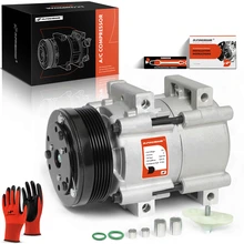 1992-2002 Ford Escort AC Compressor with Clutch with 6-Groove Pulley A-Premium APACC267