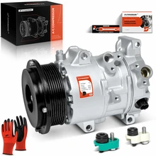 2007-2009 Toyota Camry AC Compressor with Clutch with 7-Groove Pulley A-Premium APACC200