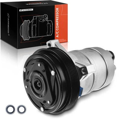 1989-1991 Oldsmobile Toronado AC Compressor with Clutch with 6-Groove Pulley A-Premium APACC052