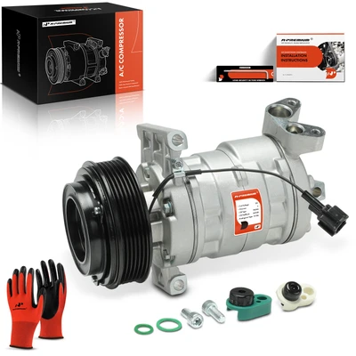 AC Compressor with Clutch & Pulley