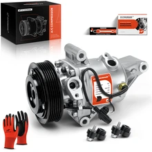 2010-2013 Suzuki SX4 AC Compressor with Clutch with 6-Groove Pulley A-Premium APACC657