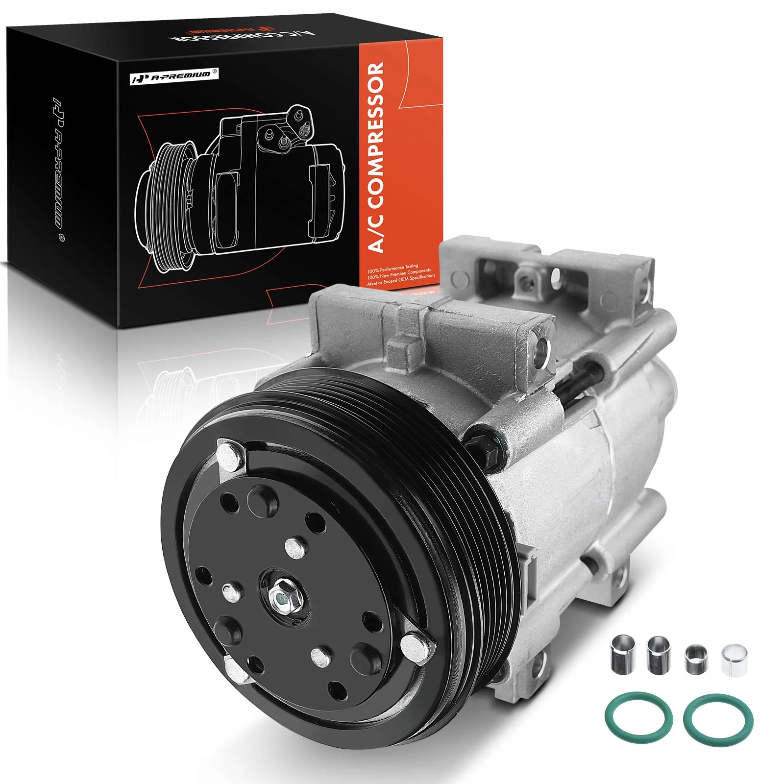 COMPRESSOR DODGE RAM 2500 3500 8PK 12V 2006 ATÉ 2008 - Surplus Air - Foto 6