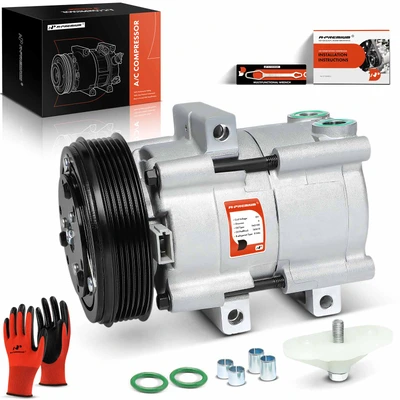 AC Compressor with Clutch & Pulley