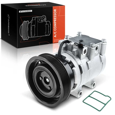 AC Compressor with Clutch & Pulley