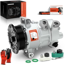 2007-2009 Dodge Caliber AC Compressor with Clutch with 6-Groove Pulley A-Premium APACC058