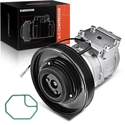 AC Compressor with Clutch & Pulley