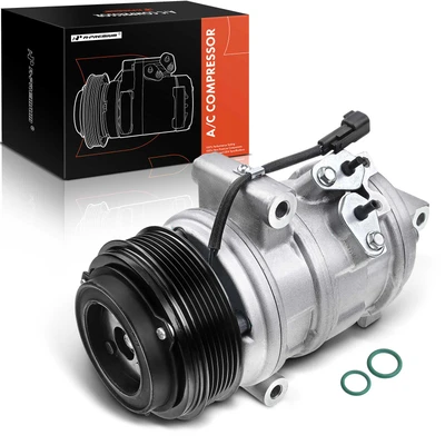 AC Compressor with 6-Groove Pulley