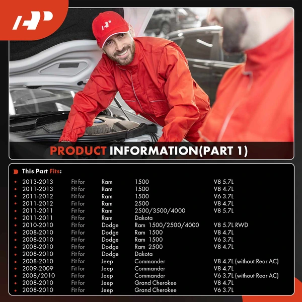 AC Compressor with Clutch with 6-Groove Pulley A-Premium APACC062