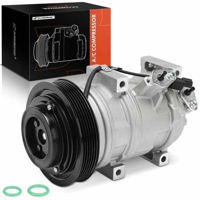 AC Compressor with Clutch & Pulley