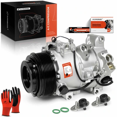 AC Compressor with Clutch & Pulley