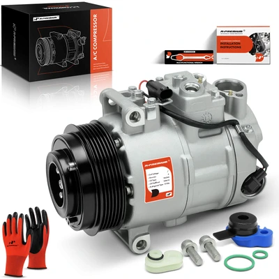 2006 Mercedes-Benz R500 AC Compressor with Clutch with 6-Groove Pulley A-Premium APACC275