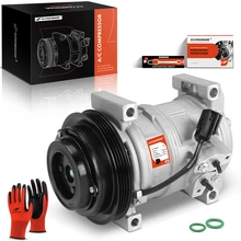 AC Compressor with Clutch & Pulley