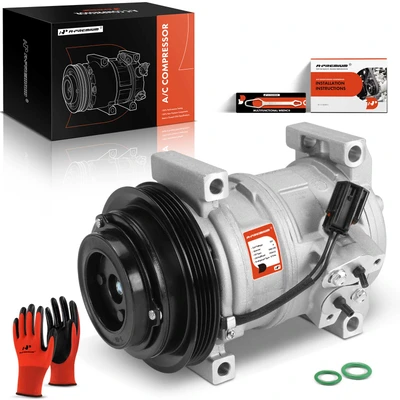 AC Compressor with Clutch & Pulley