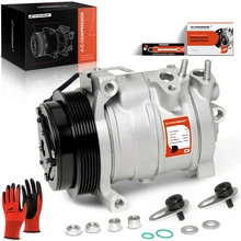 2009-2010 Jeep Grand Cherokee AC Compressor with Clutch with 6-Groove Pulley A-Premium APACC276