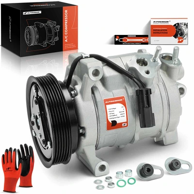 AC Compressor with Clutch & Pulley