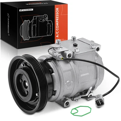 AC Compressor with Clutch & Pulley