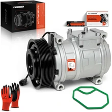 1993-1998 Jeep Grand Cherokee AC Compressor with Clutch with 7-Groove Pulley A-Premium APACC074