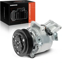 AC Compressor, With Clutch, With 6-Groove Pulley, 4.36 in. Pulley Diameter