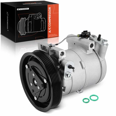AC Compressor with Clutch & Pulley