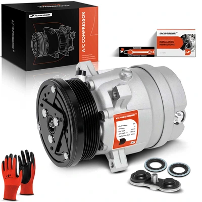 AC Compressor with Clutch & Pulley