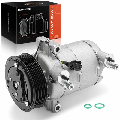 AC Compressor with Clutch & Pulley