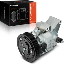 AC Compressor, With Clutch, With 6-Groove Pulley, 4.63 in. Pulley Diameter