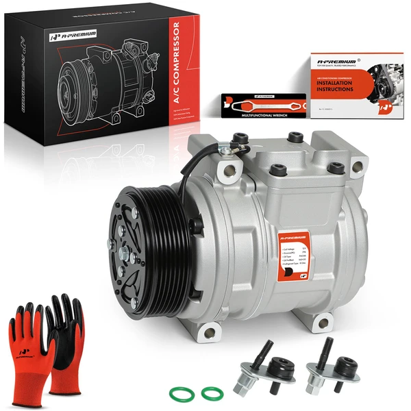 2002-2006 Acura RSX AC Compressor with Clutch with 7-Groove Pulley A-Premium APACC701