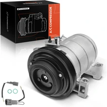 AC Compressor with Clutch & 4-Groove Pulley