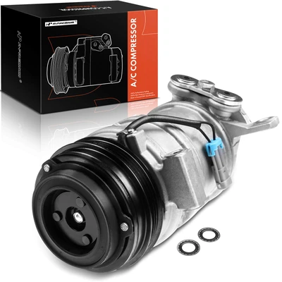 2002 Cadillac Escalade AC Compressor with Clutch with 4-Groove Pulley A-Premium APACC081