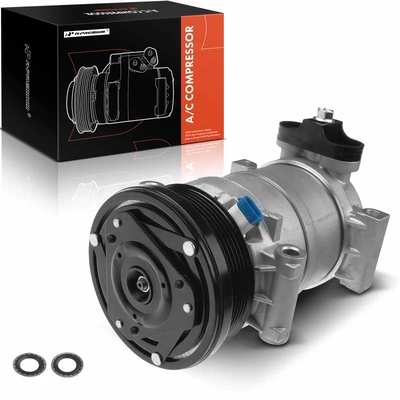 AC Compressor with Clutch & Pulley