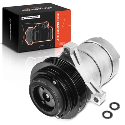 AC Compressor with Clutch & Pulley
