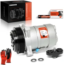 AC Compressor with Clutch & Pulley