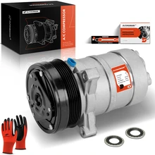 1994-1995 Cadillac DeVille AC Compressor with Clutch with 6-Groove Pulley A-Premium APACC086