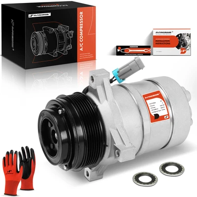 AC Compressor with Clutch & Pulley