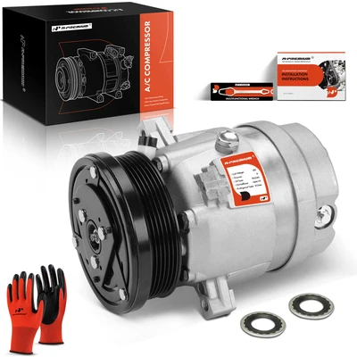 AC Compressor with Clutch & Pulley