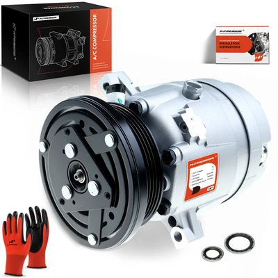 AC Compressor with Clutch & Pulley