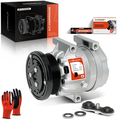AC Compressor with Clutch & Pulley