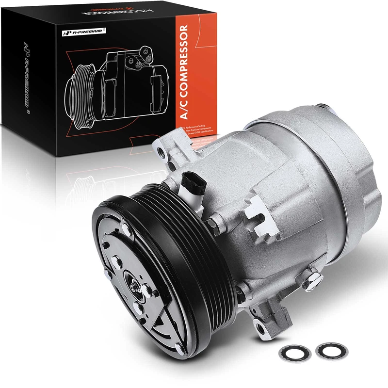 AC Compressor with Clutch & Pulley for Chevy Beretta Pontiac Corsica Sunbird