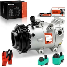 2014-2016 Kia Forte Koup AC Compressor with Clutch with 6-Groove Pulley A-Premium APACC863