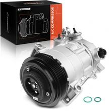 AC Compressor, With Clutch, With 6-Groove Pulley, 4.69 in. Pulley Diameter