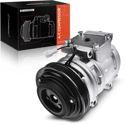 AC Compressor with Clutch & 4-Groove Pulley & 10PA15C Style