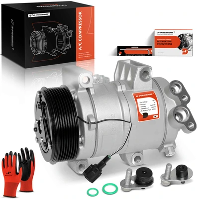 AC Compressor with Clutch & Pulley