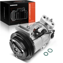 AC Compressor with Clutch & 4-Groove Pulley