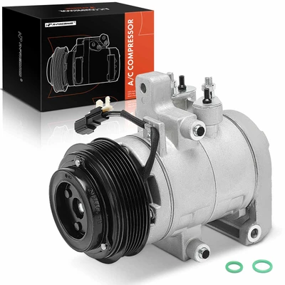 AC Compressor with Clutch & Pulley