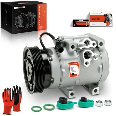 AC Compressor with Clutch & Pulley