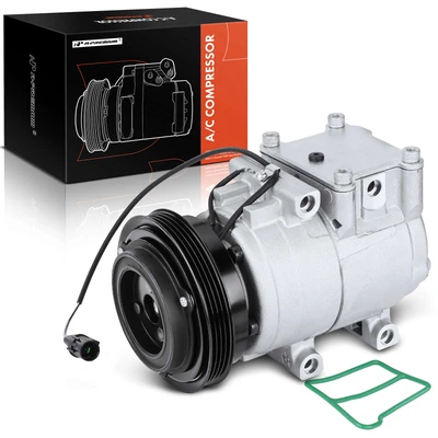 AC Compressor with Clutch & Pulley