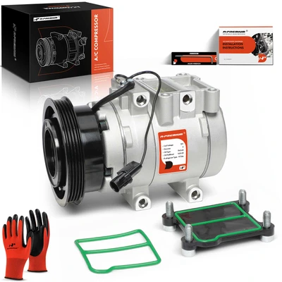 AC Compressor with Clutch & Pulley